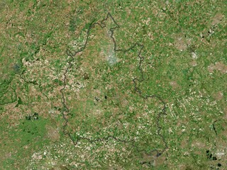 Oxfordshire, England - Great Britain. High-res satellite. No legend