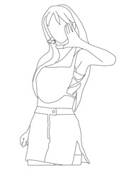 kpop female beautiful art