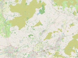 Ribble Valley, England - Great Britain. OSM. No legend