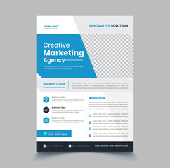 modern digital marketing agency flyer template