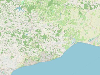 Rother, England - Great Britain. OSM. No legend