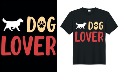 dog love - Dog T Shirt design,Template vector graphics