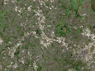 Sandwell, England - Great Britain. Low-res satellite. No legend