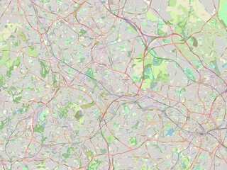 Sandwell, England - Great Britain. OSM. No legend