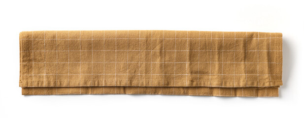 folded cotton napkin