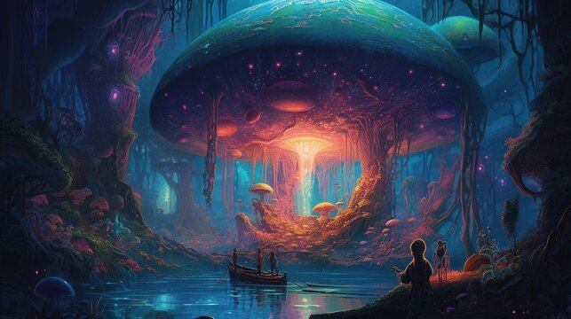 big mashroom house