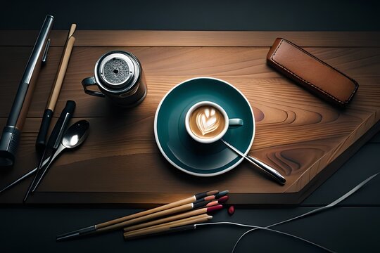 Kaffeetasse auf einem Tisch