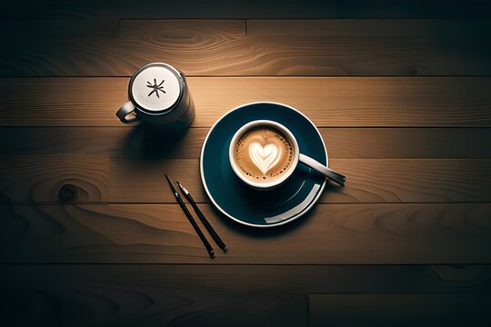 Kaffeetasse auf einem Tisch