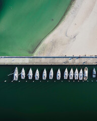 gdynia marina aerial view 