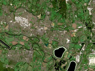 Slough, England - Great Britain. Low-res satellite. No legend