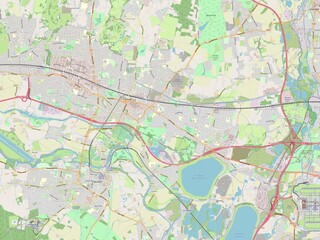 Slough, England - Great Britain. OSM. No legend