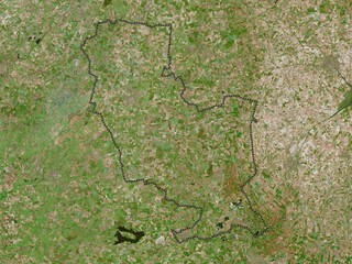 South Kesteven, England - Great Britain. High-res satellite. No legend