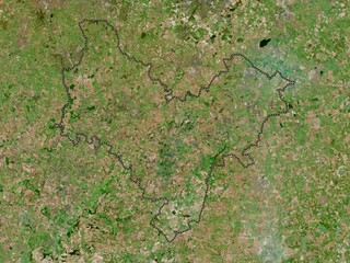 Stratford-on-Avon, England - Great Britain. High-res satellite. No legend