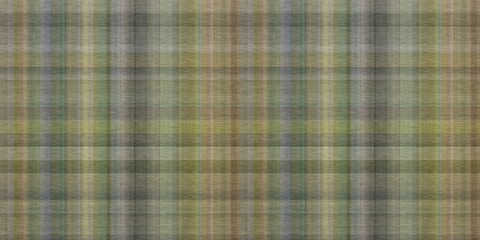 Tartan seamless border. Traditional gingham texture for natural trendy trim. 