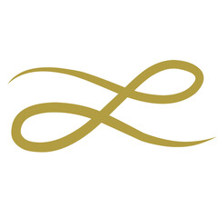 Calligraphic design elements vintage ornaments swirls and scrolls decorations vector