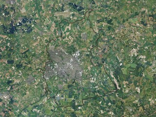 Swindon, England - Great Britain. High-res satellite. No legend