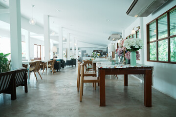 Interior living room, minimal style, Curtains and translucent windows for background and wallpaper.