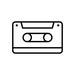 Cassette Tape icon vector design templates