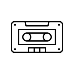 Cassette Tape icon vector design templates