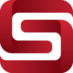 Letter S Logo Cube 3D 