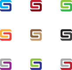 Letter S Logo Cube 3D 