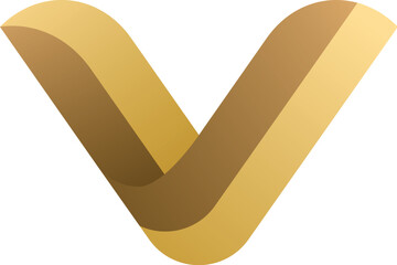 Letter V Logo Modern Technology