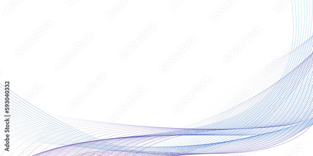 Aufkleber modern abstract glowing wave background. dynamic flowing wave lines design element. futuristic techn