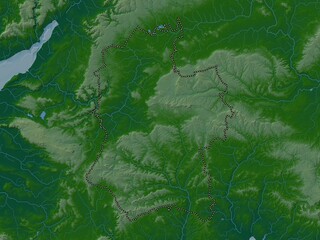 Wiltshire, England - Great Britain. Physical. No legend