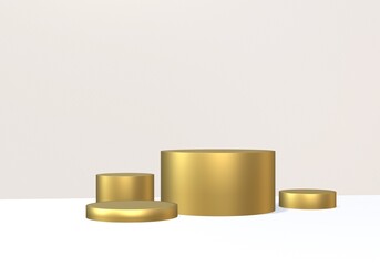 podium, stage, pedestal, product display, display, gold