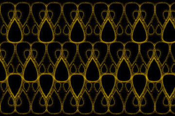 Realistic Colorful bokeh sparkle light effects on black background	
