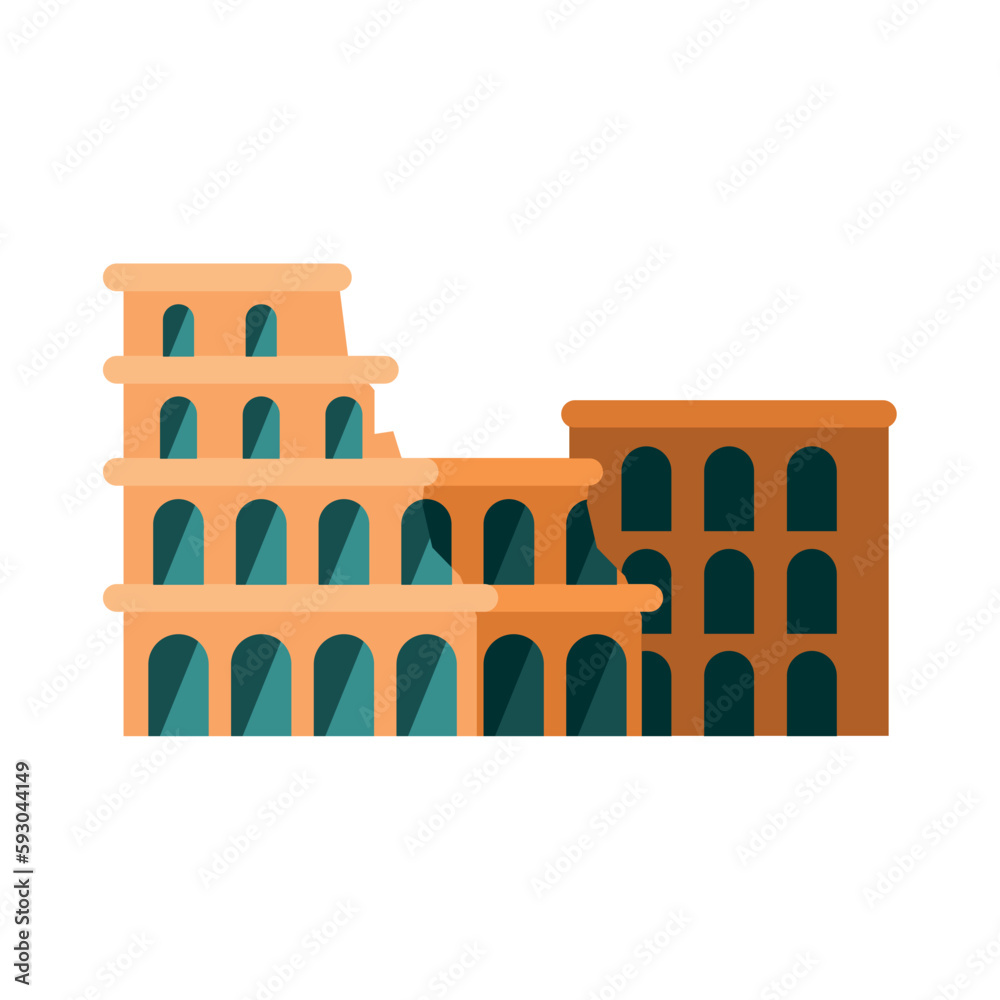 Poster rome colosseum design