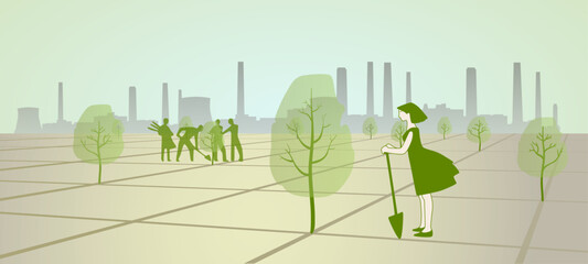 World environment day  illustration