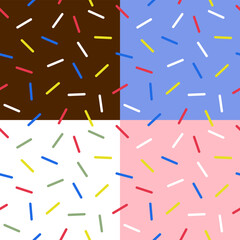 Donut sprinkle pattern