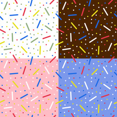 Donut sprinkle pattern