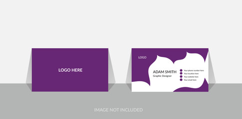 A digital business card design