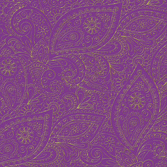 arabesque sur fond violet