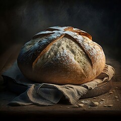Big bread in the bakery, Generative AI