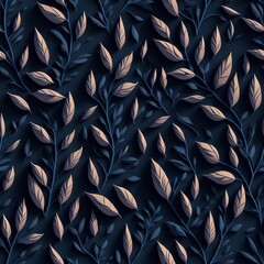 A pattern based on leaves