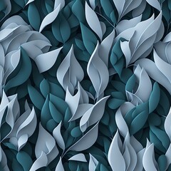 A pattern based on leaves