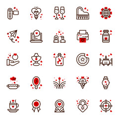 friendship Icons bundle. Vector illustration