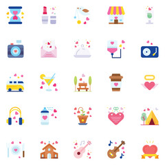 friendship Icons bundle. Vector illustration