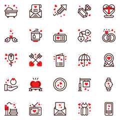 friendship Icons bundle. Vector illustration