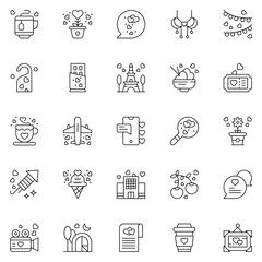 friendship Icons bundle. Vector illustration