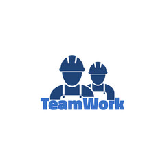 Team work logo icon isolated on transparent background