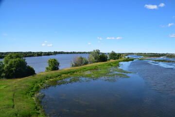 Fototapeta na wymiar Ruisseau de Feu on north shore of montreal