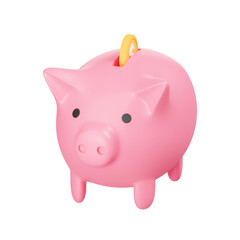 Piggy Bank 3d illustration