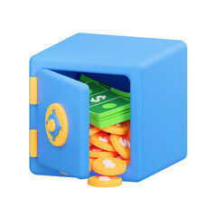 Safety Box 3d illustration