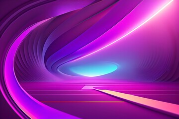 3d Abstract Background, Gradient design element for backgrounds, banners, wallpapers, posters and covers. Generative AI