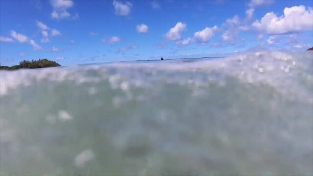 Maui Beach Swim at Koki Beach with dangerous waves