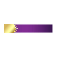 gold purple banner and bottom bar